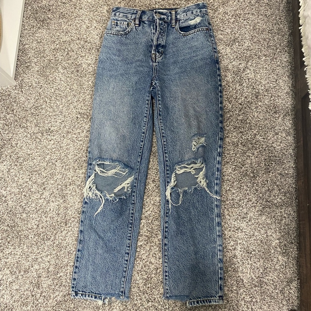 PACSUN HIGH RISE STRAIGHT JEANS